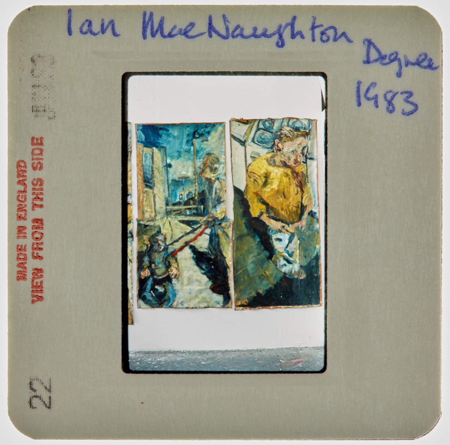 1983 BA Degree Show Slide - 'Ian Macnaughton'