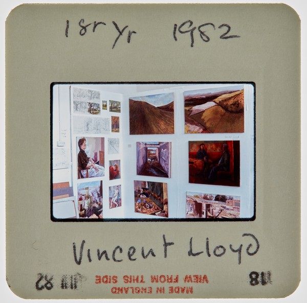 1982 1st Year Summer Exhibition Slide - 'Vincent Lloyd'