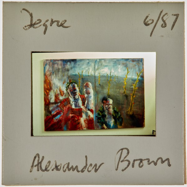 1987 BA Degree Show Slide - 'Alexander Brown'