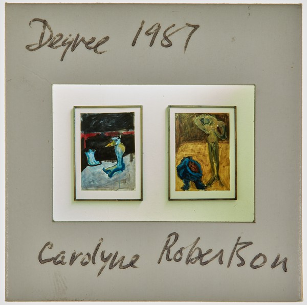 1987 BA Degree Show Slide - 'Carolyne Robertson'