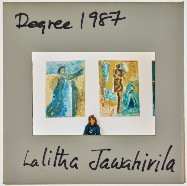 1987 BA Degree Show Slide - 'Lalitha Jawahirila'