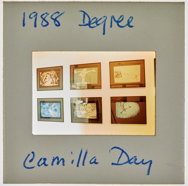 1988 BA Painting Degree Show Slide - 'Camilla Day'