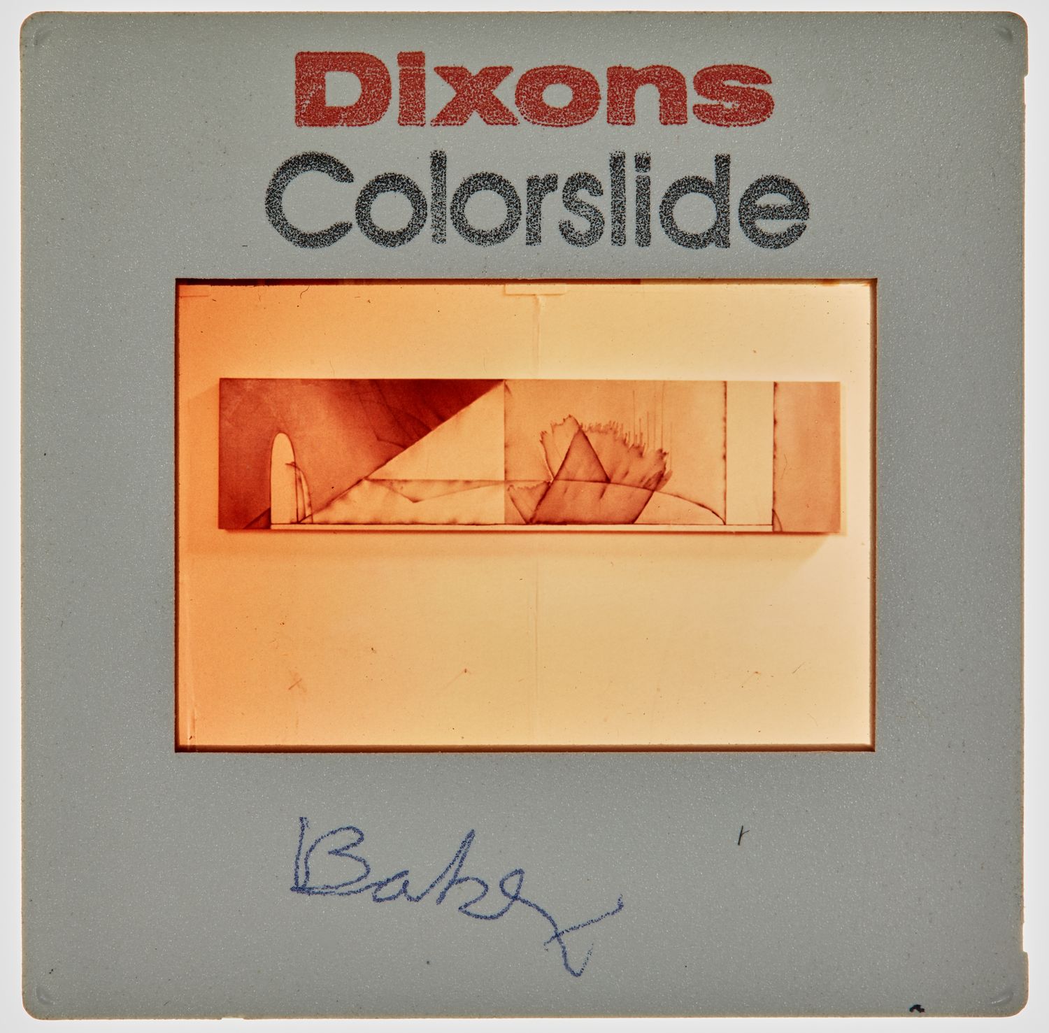 1975 BA Assessment Degree Show Slide - 'Baker'