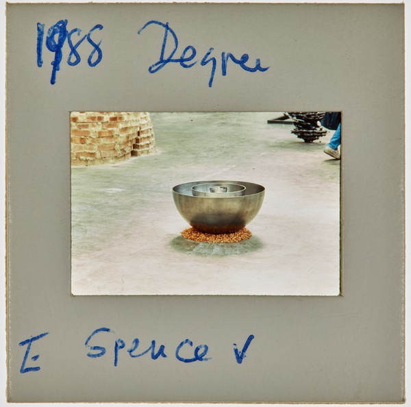1988 BA Sculpture Degree Show Slide - 'E Spencer'