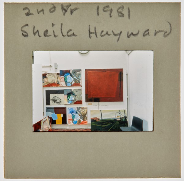 1981 2nd Year Degree Show Slide - 'Sheila Hayward'
