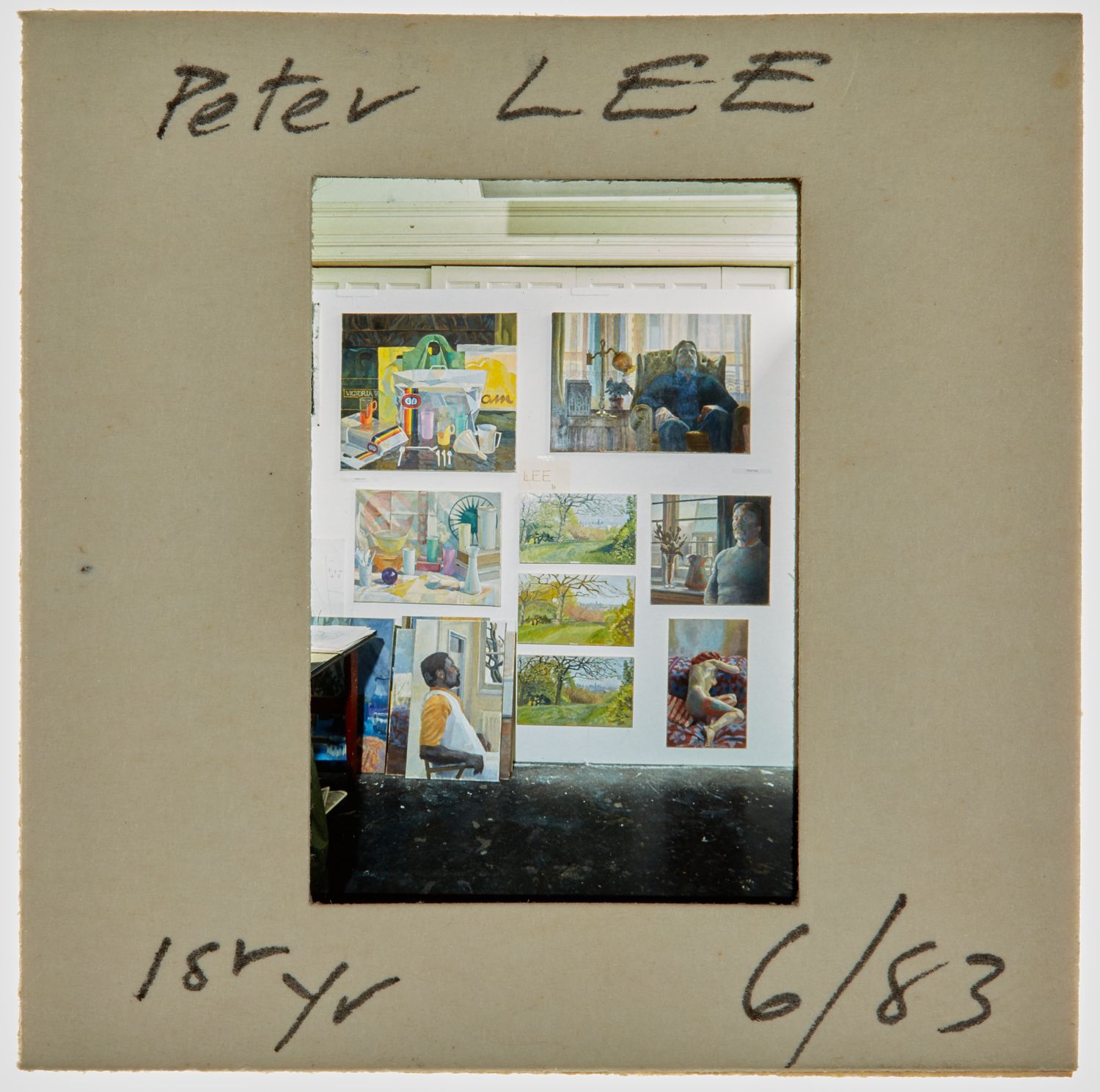 1983 1st Year Degree Show Slide - 'Peter Lee'