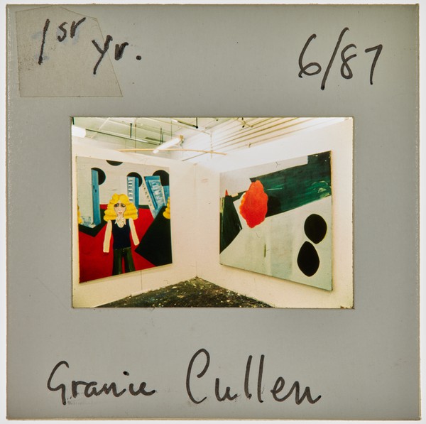 1987 1st Year Degree Show Slide - 'Grania Cullen'