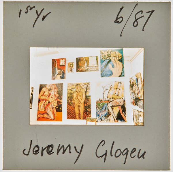 1987 1st Year Degree Show Slide - 'Jeremy Glogeu [Glogan]'