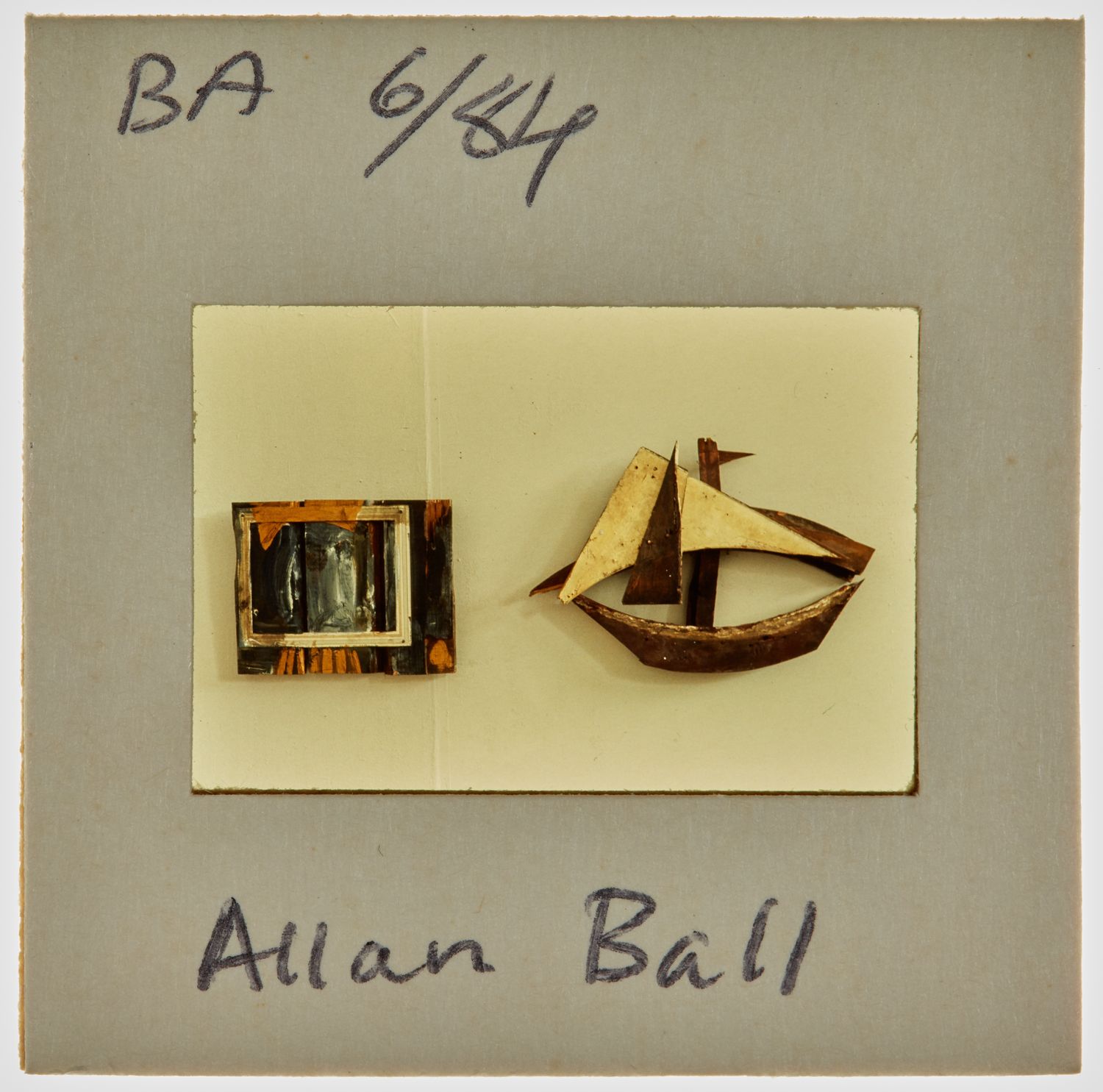 1984 BA Degree Show Slide - 'Allan Ball'
