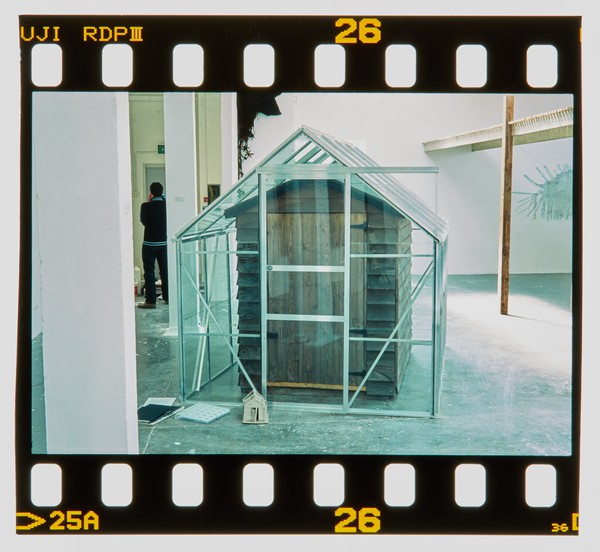 2001 BA Sculpture Degree Show Slide - Creator unknown