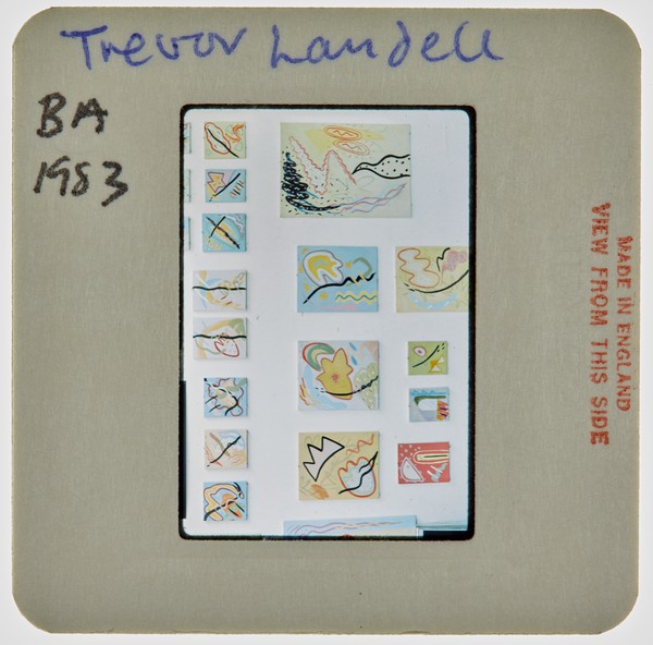 1983 BA Degree Show Slide - 'Trevor Landell'