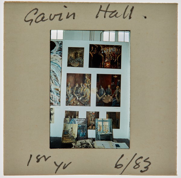 1983 1st Year Degree Show Slide - 'Gavin Hall'