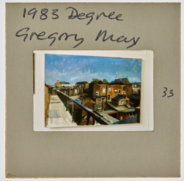 1983 BA Degree Show Slide - 'Gregory May'