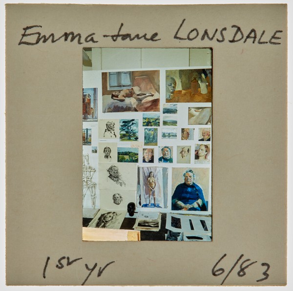 1983 1st Year Degree Show Slide - 'Emma Jane Lonsdale'