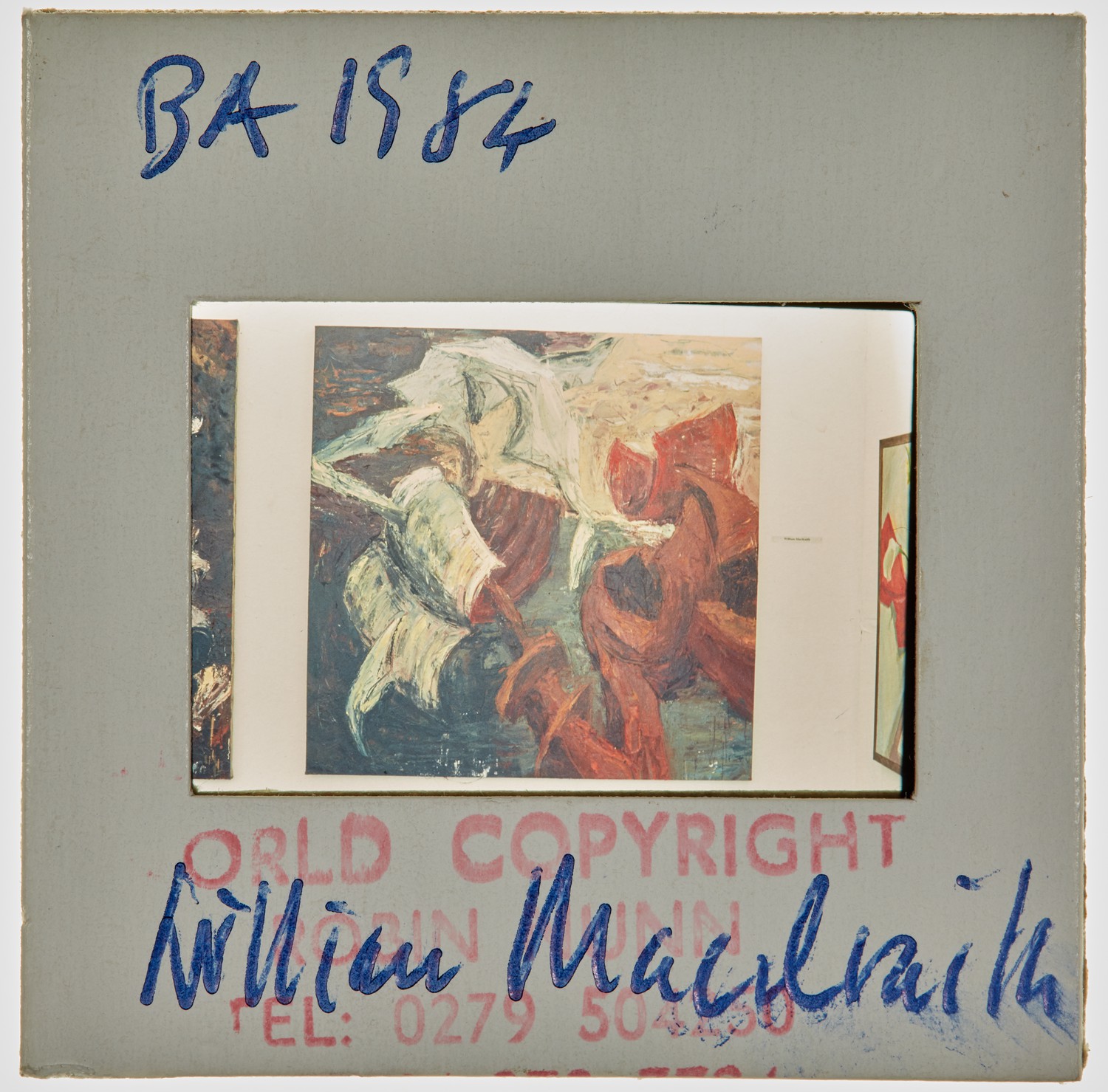 1984 BA Degree Show Slide - 'William MacIlraith'