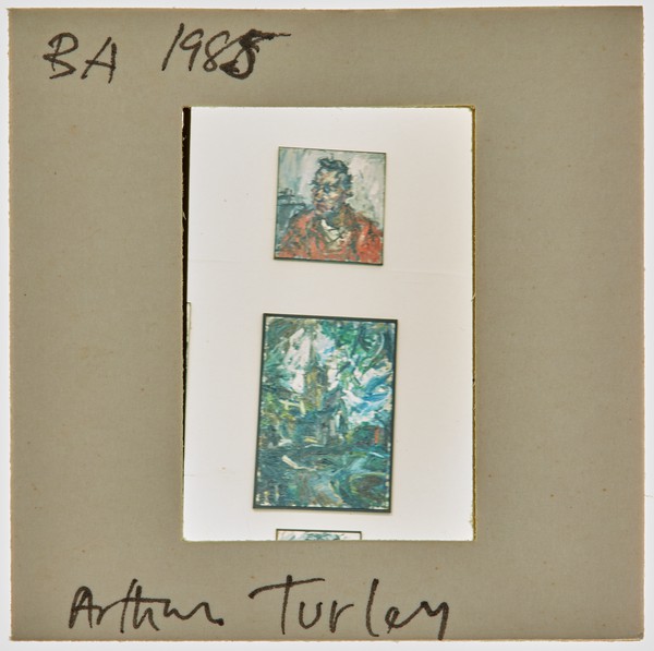 1985 BA Degree Show Slide - 'Arthur Turley'