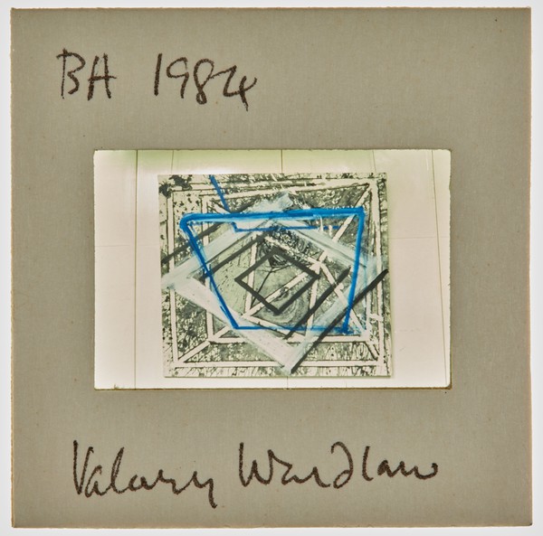 1984 BA Degree Show Slide - 'Valery Wardlaw'