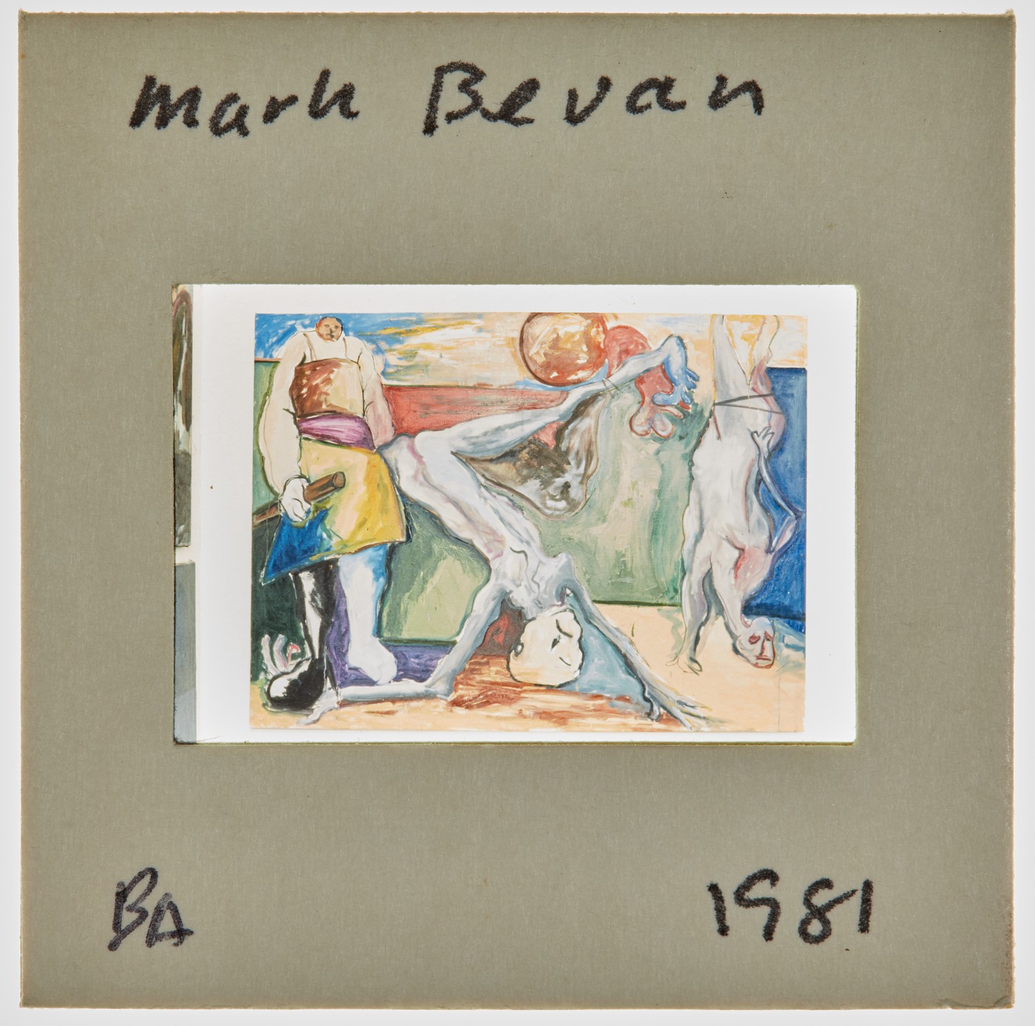 1981 BA Degree Show Slide - 'Mark Bevan'