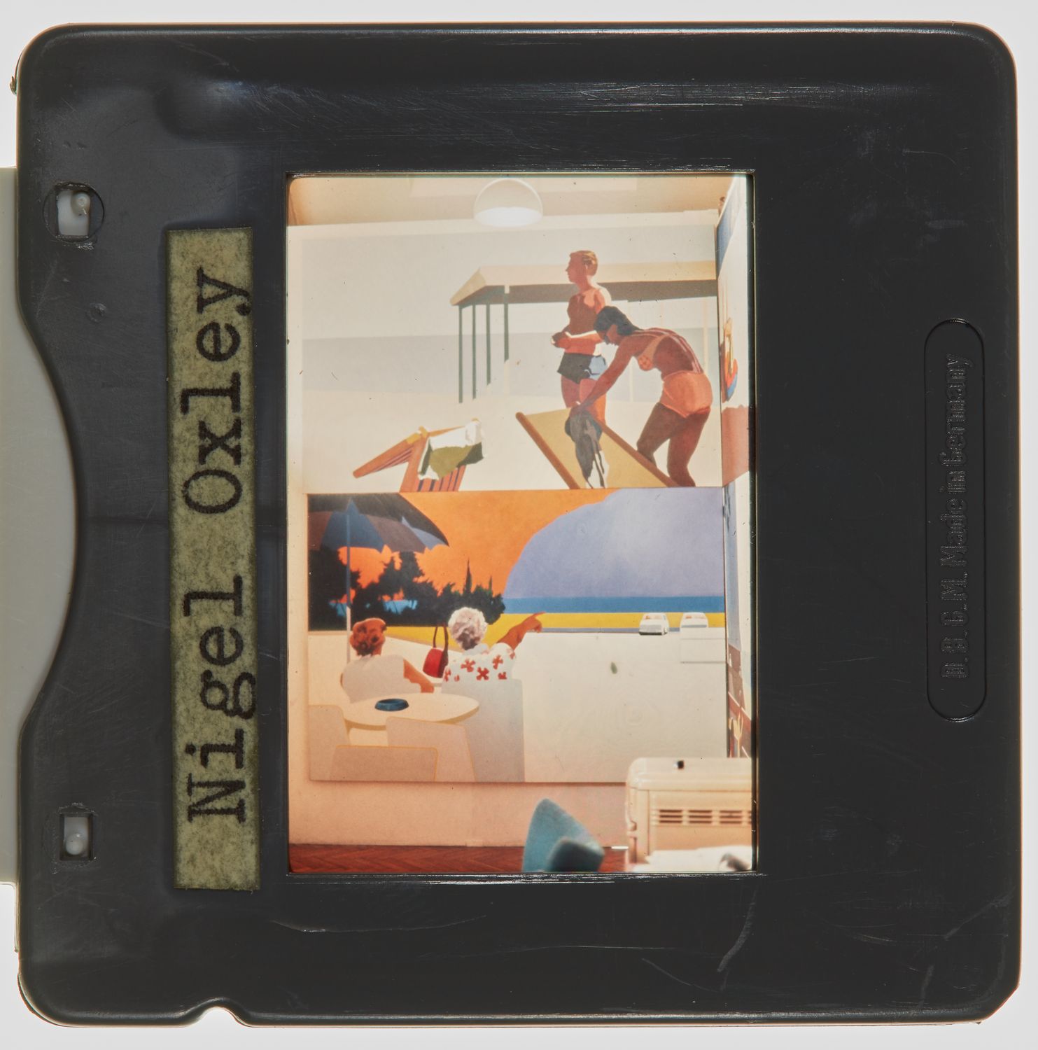 1972 Diploma in Painting Degree Show Slide - 'Nigel Oxley'