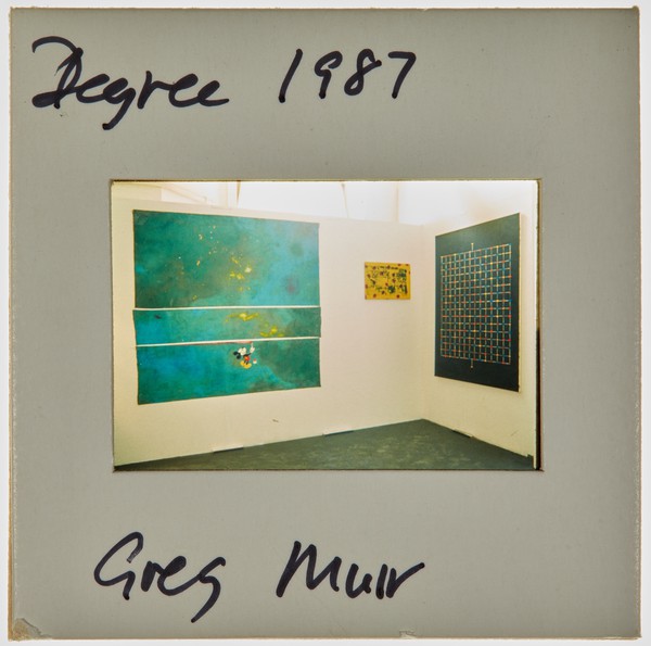 1987 BA Degree Show Slide - 'Greg Muir'