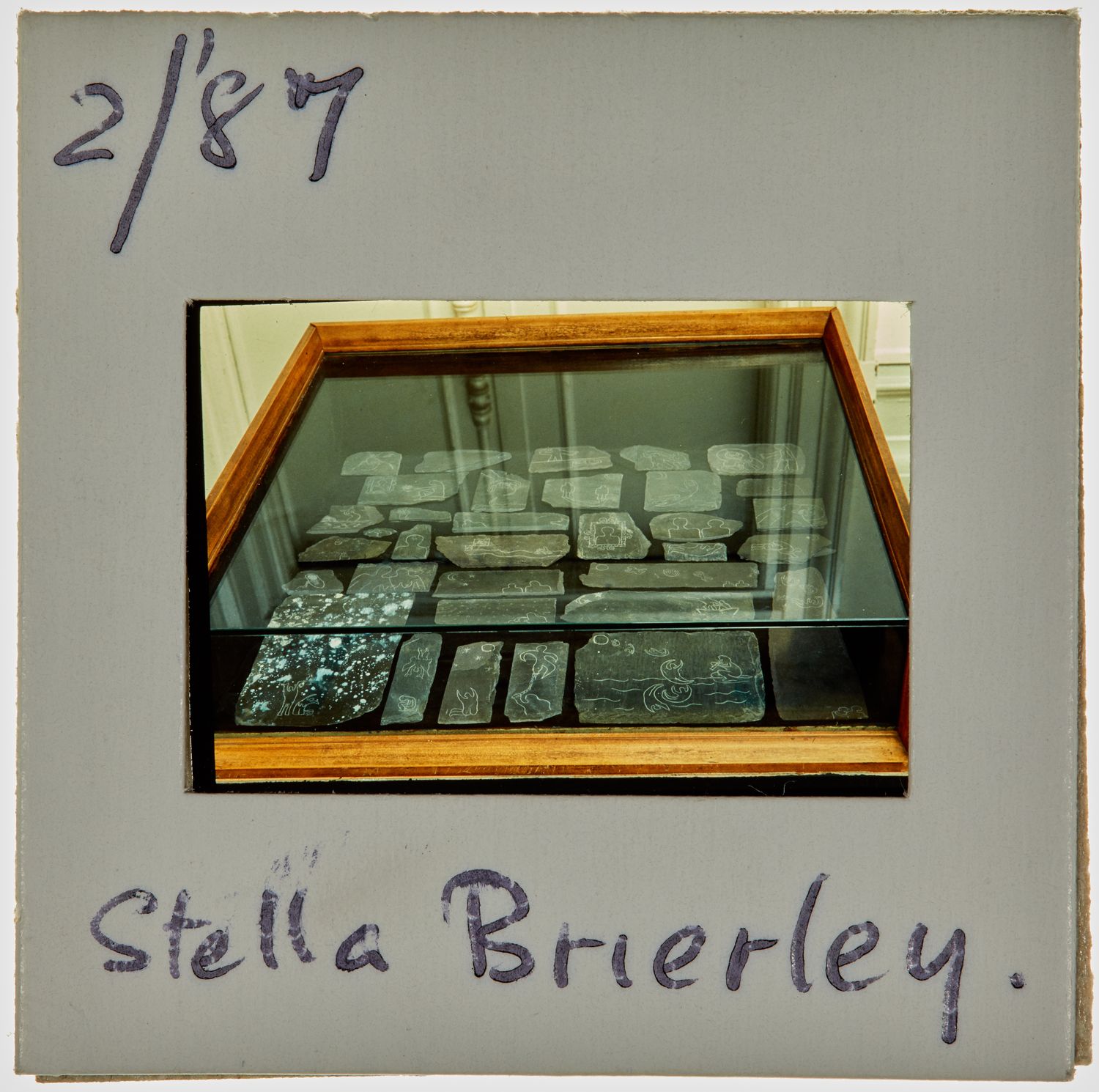 1987 South London Gallery Exhibition Slide - 'Stella Brierley'