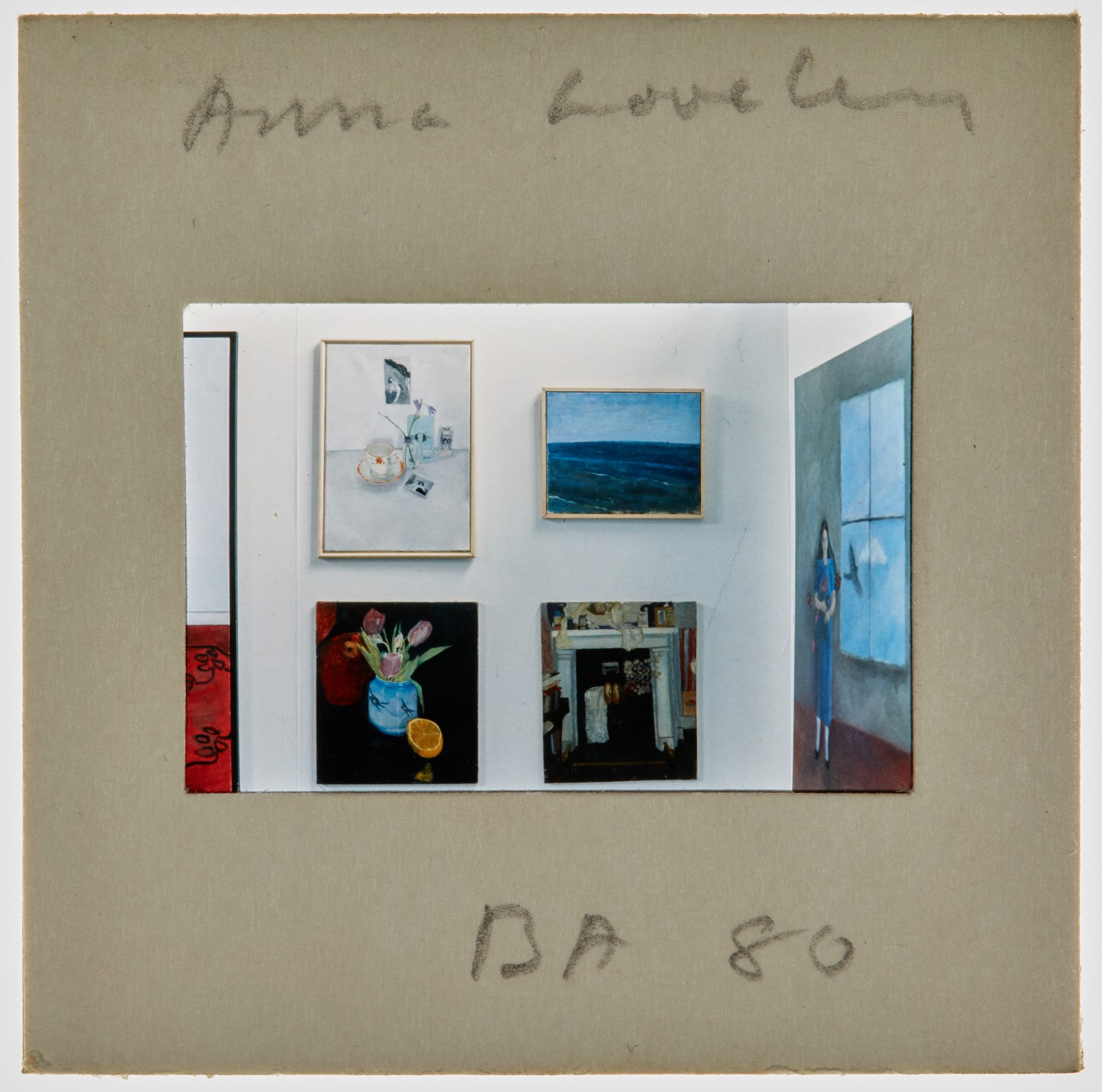 1980 BA Degree Show Slide - 'Anna Lovely'