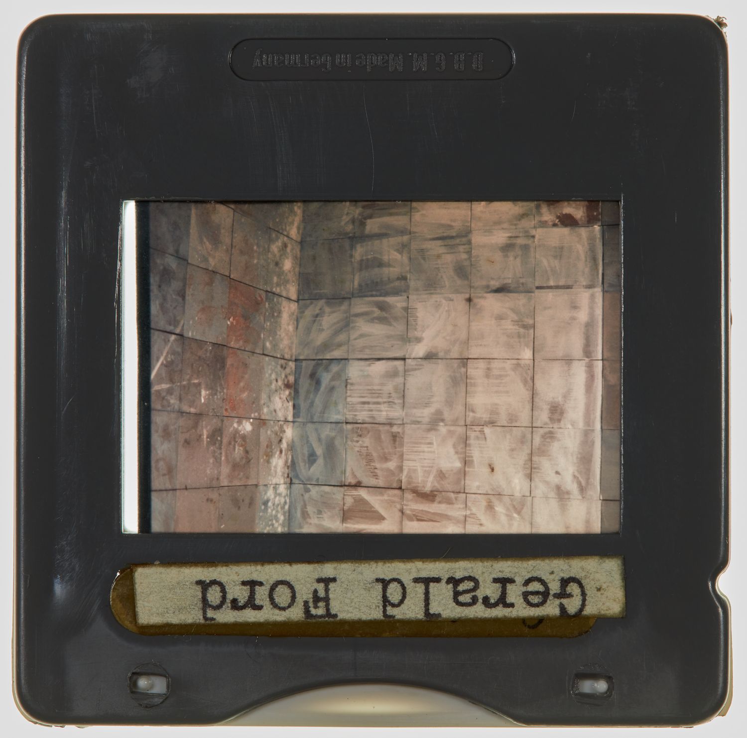 1972 Diploma in Painting Degree Show Slide - 'Gerald Ford'