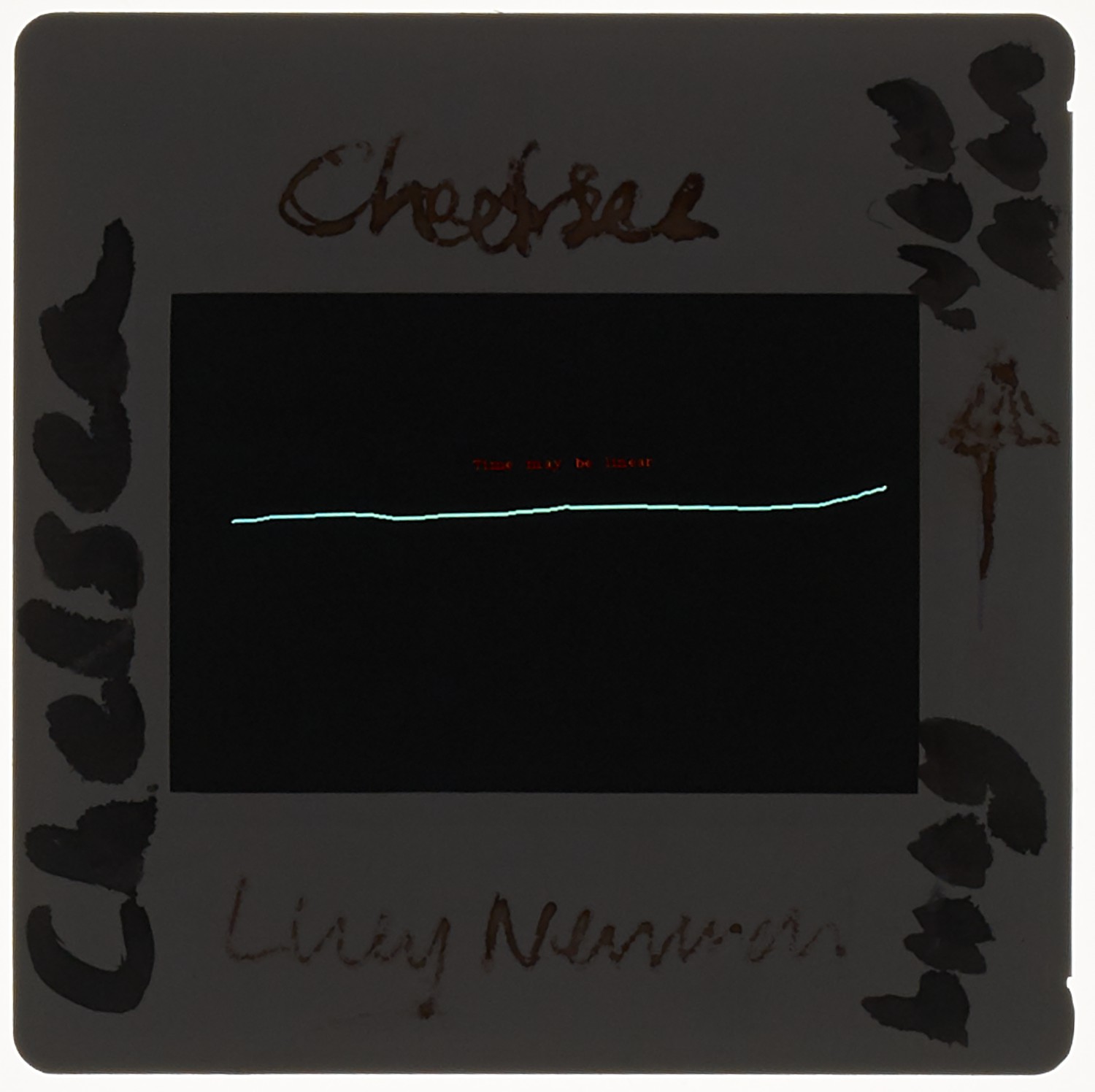 1992 MA Printmaking Degree Show Slide - 'Lucy Newman'