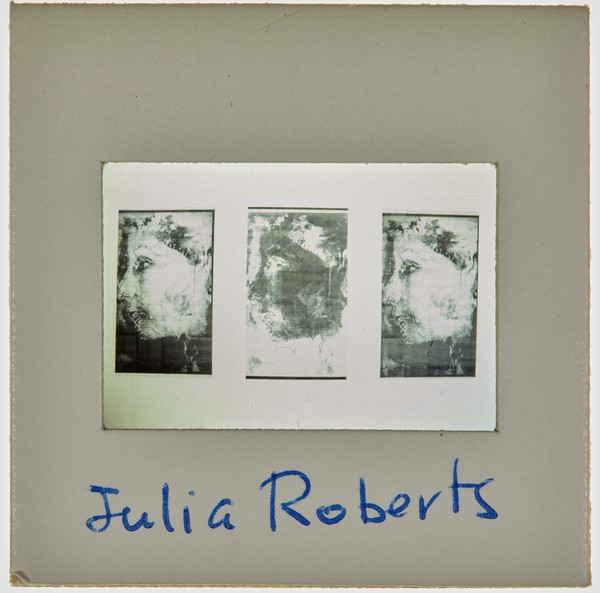 1988 BA Painting Degree Show Slide - 'Julia Roberts'
