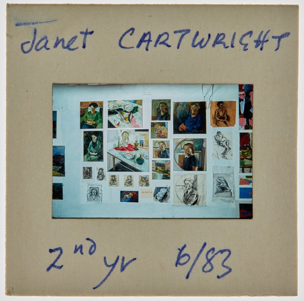 1983 2nd Year Degree Show Slide - 'Janet Cartwright'