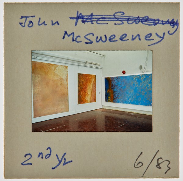 1983 2nd Year Degree Show Slide - 'John McSweeney'