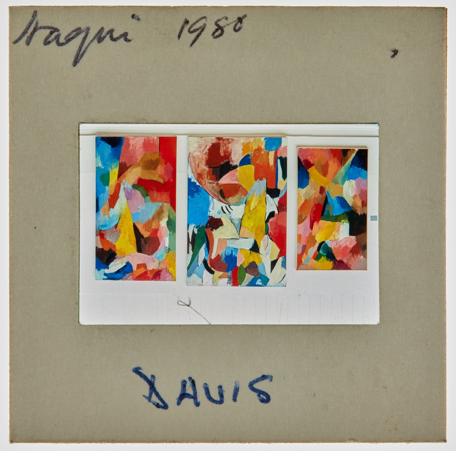 1980 Iraqi Exhibition Slide - 'Davis'