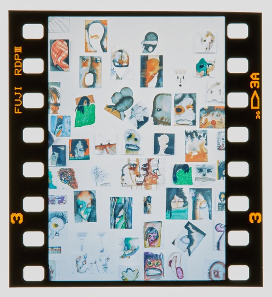 2001 BA Painting Degree Show Slide - Creator unknown