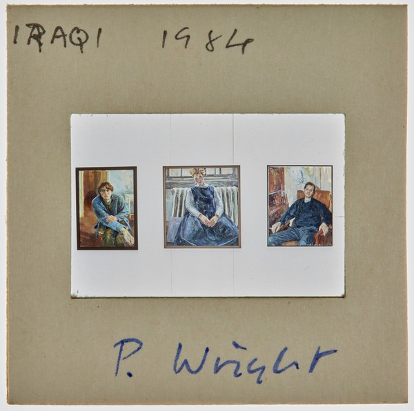 1984 Iraqi Exhibition Slide - 'P Wright'