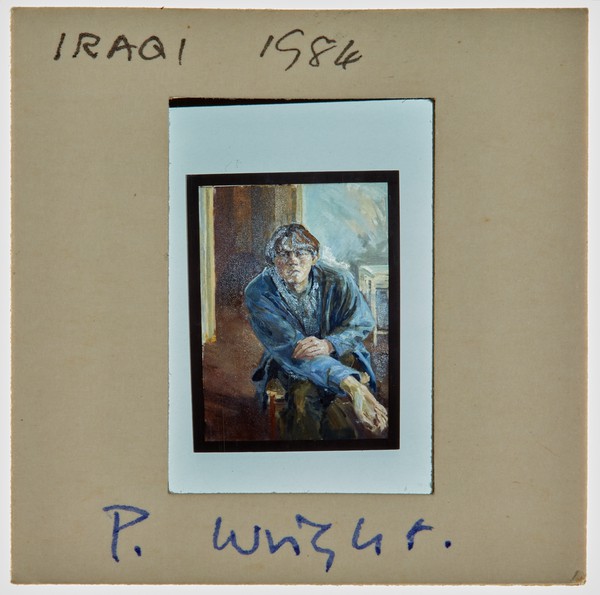 1984 Iraqi Exhibition Slide - 'P Wright'