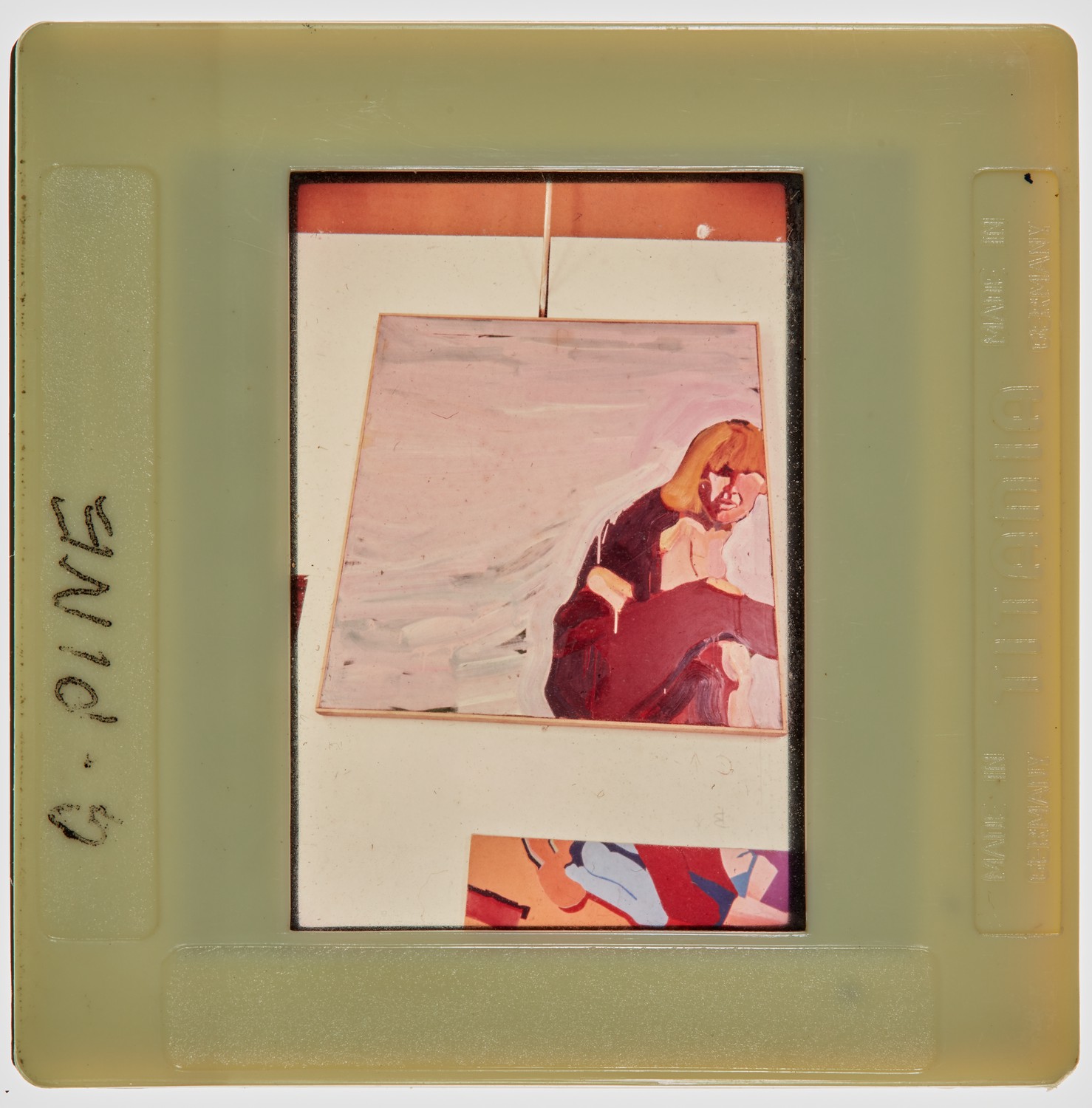 1968 Diploma in Painting Degree Show Slide - 'G Pine'