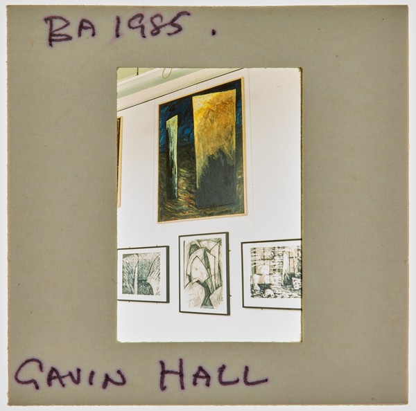 1985 BA Degree Show Slide - 'Gavin Hall'