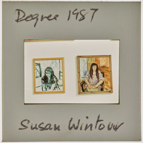 1987 BA Degree Show Slide - 'Susan Wintour'