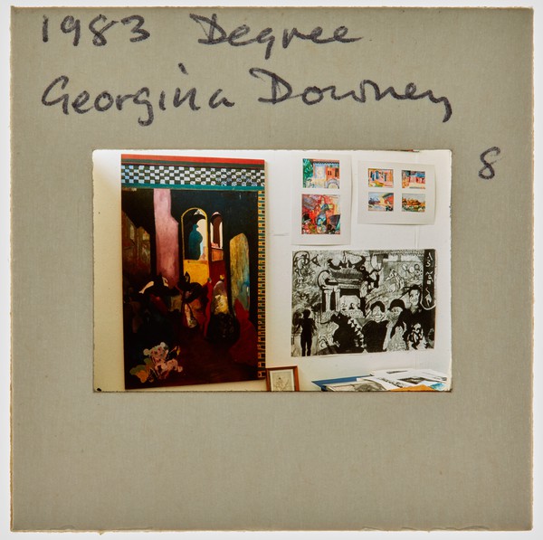 1983 BA Degree Show Slide - 'Georgina Downey'