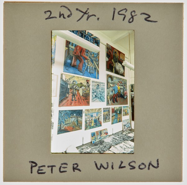 1982 2nd Year Summer Exhibition Slide - 'Peter Wilson'
