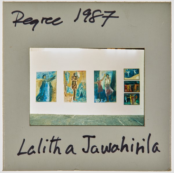 1987 BA Degree Show Slide - 'Lalitha Jawahirila'