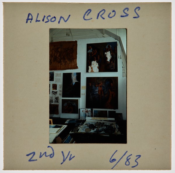 1983 2nd Year Degree Show Slide - 'Alison Cross'