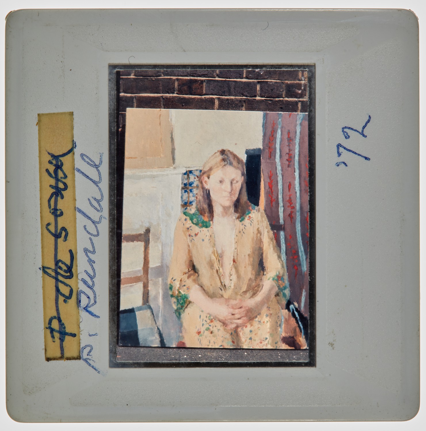 1972 Diploma in Painting Degree Show Slide - 'P Rundall'
