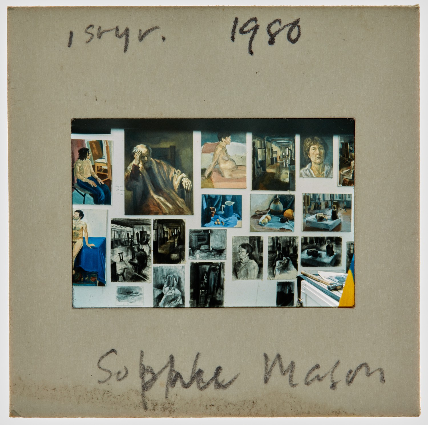 1980 1st Year Degree Show Slide - 'Sophie Mason'