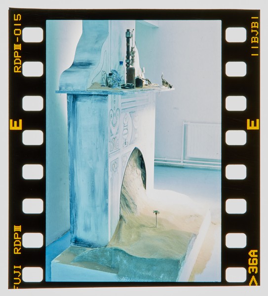 2001 BA Sculpture Degree Show Slide - Creator unknown