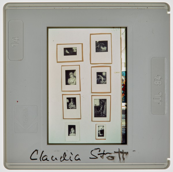 1984 2nd Year Degree Show Slide - 'Claudia Stott'