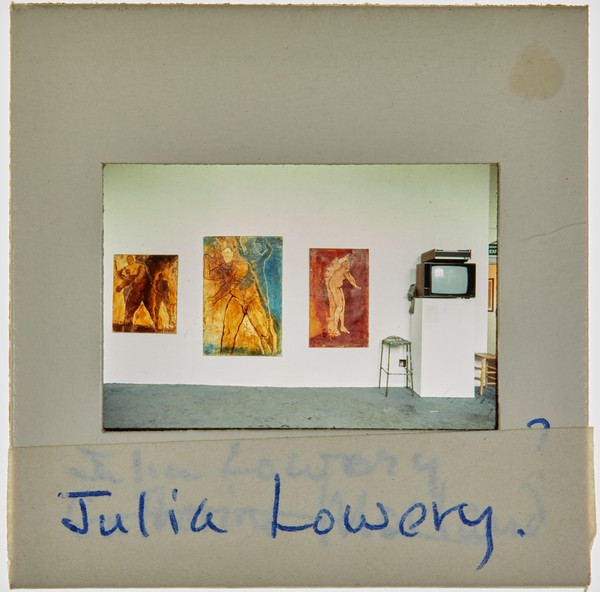 1988 BA Painting Degree Show Slide - 'Julia Lowery'