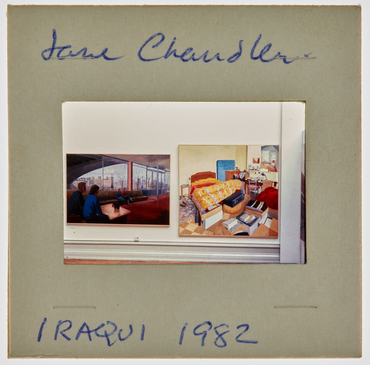 1982 Iraqi Exhibition Slide - 'Jane Chandler'