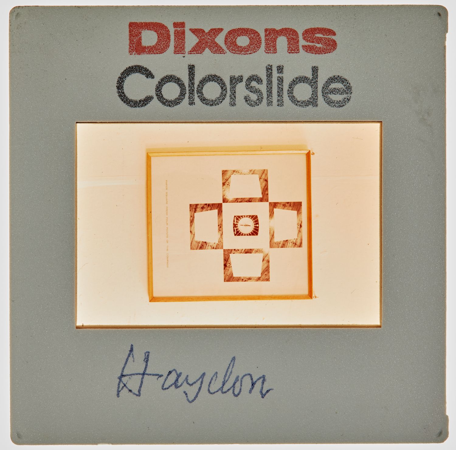 1975 BA Assessment Degree Show Slide - 'Haydon'