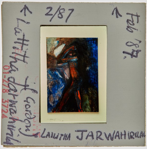 1987 South London Gallery Exhibition Slide - 'Lallitha Jawahirilal'